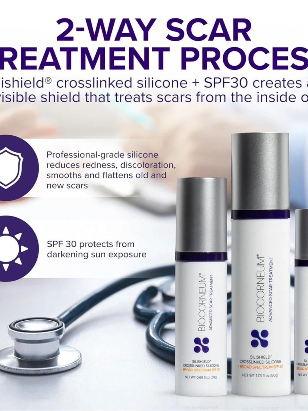 BIOCORNEUM Advanced Scar Treatment Broad Spectrum SPF 30 10g.